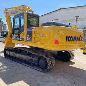 Modèle 2021 Komatsu PC220-8N1 Excavatrice d'occasion Moteur japonais d'origine Pompe Moteur PLC-Core 0-2000 heures 22 tonnes pour vidéo - Product Image 1