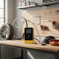 Hot Sale 150PSI Car Tire Inflator Tire Pressure Monitor Digital Pressure Gauge ABS Material Wireless 4500mAh Portable Air Pump