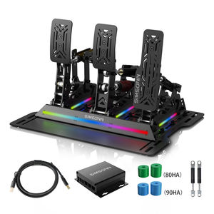 แป้น<span class=keywords><strong>คล</strong></span>ัตช์จำลองเกมพีซียี่ห้อ SIMSONN ใหม่เอี่ยม ปรับระดับแรงต้านได้แปดระดับ พร้อมพวงมาลัยสำหรับเล่<span class=keywords><strong>น</strong></span>เกม - Product Image 2