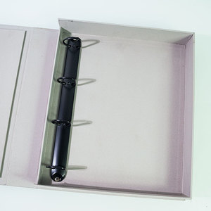 Nhà máy ảnh cuốn sách tùy chỉnh chất kết dính vải vỏ sò chất kết dính hộp trực tiếp Giấy Quay cạnh 3 Vòng chất kết dính - Product Image 6