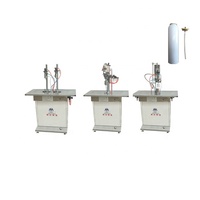 Vente directe d'usine aérosol semi-automatique peut machine de remplissage laque pour cheveux couleur