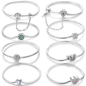 Pulsera De Plata De Ley Para Mujer, Diseño De Trébol De Cuatro Hojas, Diseño De Trébol De La Suerte, Pulsera De Trébol De Cuatro Hojas, Circonia Cúbica Plata De Ley, Circonita