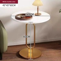 Table d'appoint en bois moderne, luxueuse et minimaliste, table de chevet, table basse multifonctionnelle pour salon et balcon