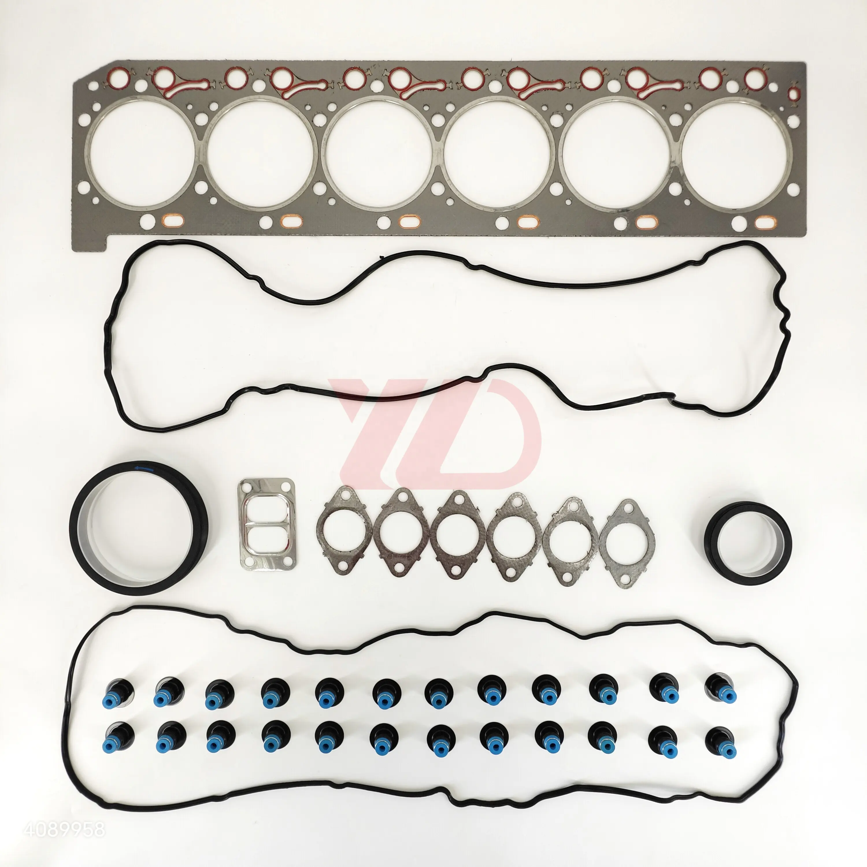 Запасные части для двигателя, комплект для ремонта верхней прокладки цилиндра 6 л, комплект для ремонта 4089958, комплект для послепродажного обслуживания