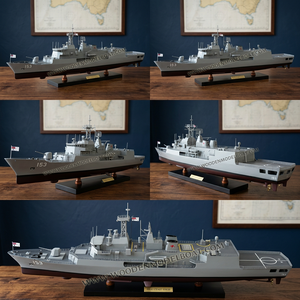 GIANHIEN CO. LTD Vietnam HMAS STUART FFH 153 Maquette en bois de navire de guerre - Bateau artisanal - Accessoires de jouets gonflables - Numéro de modèle BT0046P - Product Image 2