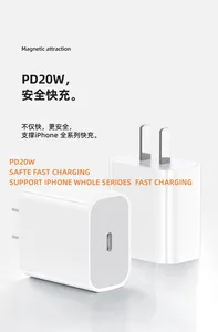20W High Quality Usb-c Fast Charger Fast Charger Input Parameters 100-240V