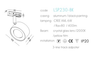 <span class=keywords><strong>ไฟ</strong></span>สปอตไลท์ราง <span class=keywords><strong>2</strong></span> <span class=keywords><strong>เฟส</strong></span> ยี่ห้อ PASSUN รุ่น Sunset COB LED - Product Image 2