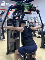 PRAKSSIS PR02 Machine à exercices pectoraux à charge libre avec fonctions de sécurité pour le fitness et l'entraînement des pectoraux en salle de sport