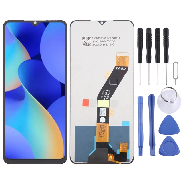 For Tecno Spark 10 5G KI8 OEM LCD Screen Digitizer Full Assembly With Frame