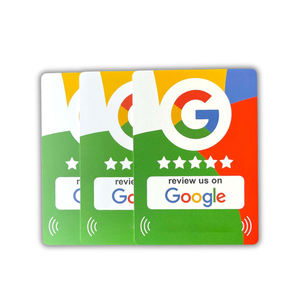 Epoxi personalizado 114*146Mm 120*120Mm Restaurante Pantalla Revisión Tarjetas PVC NFC Tarjeta de visita Google Tiktok Instagram <span class=keywords><strong>Whatsapp</strong></span> - Product Image 5