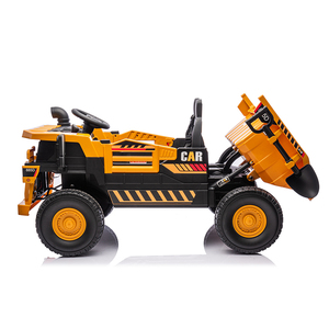 Voiture à pédales pour enfants à deux places, véhicule d'ingénierie électrique 24V, <span class=keywords><strong>camion</strong></span> à pédales pour enfants <span class=keywords><strong>avec</strong></span> <span class=keywords><strong>remorque</strong></span>, voiture électrique pour enfants - Product Image 4