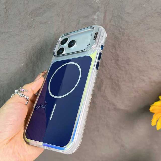 Luxury Crystal Clear Magnetic Phone Case for Iphone 13 Pro Max Shockproof Tpu Pc Magnetic Back Cover Mobile Phone Accessories