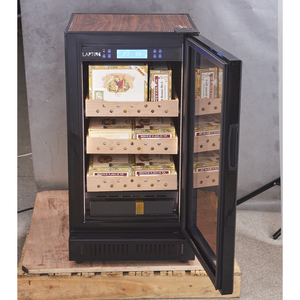 Humidor Eléctrico Pequeño de Acero Inoxidable para Cigarros, con Tanque de Agua para Humidificación, Capacidad de 68L, Temperatura Digital, 200 Unidades - Product Image 2