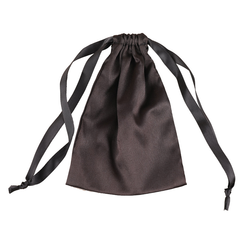 Stain Silk Eye Mask Bag for Travel Mulberry Silk Eyemask Solid Color Fashion Customize Logo 12*18cm Sleep Mask Pouch Bag Package