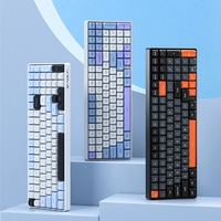 Clavier mécanique AULA S100 PRO, nouveau, 99 touches, rétroéclairage RGB, plastique, hot-swap, trois modes, 2.4G USB C, ergonomique, 4000mAh, pour ordinateur de bureau