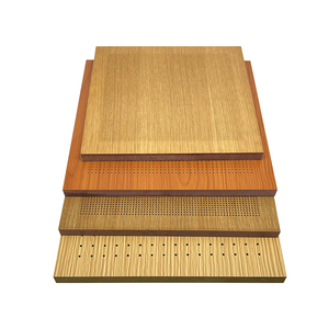 Pannelli Acustici <span class=keywords><strong>in</strong></span> <span class=keywords><strong>Legno</strong></span> Perforato per Decorazione, Insonorizzazione e Trattamento Acustico di Sale Conferenze e Auditorium - Product Image 2