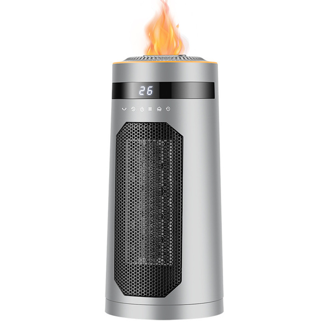 3D Simulated Flame Humidification Wholesale Tower Fast Heating Fan Electric Room Heater Household Room Heater