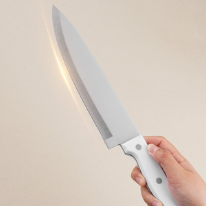 Set di Coltelli da Cucina in Acciaio Inossidabile 3Cr13 con Manico in ABS, Coltelli da Chef, da Bistecca e da Pane, Finitura Lucida - Product Image 2
