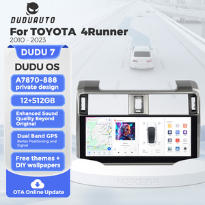 DUDUAUTO DUDU7 Autoradio pour Toyota 4Runner 2010 à <span class=keywords><strong>2023</strong></span> 2400x896 DSP 8Core Carplay sans fil Android Auto Lecteur multimédia de voiture - Product Image 1