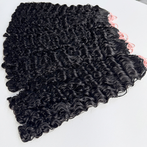 Tresses au crochet en cheveux humains, bouclées birmanes, noires naturelles, douces et rebondissantes pour des coiffures tressées - Product Image 6