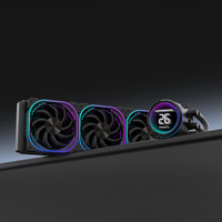 LOVINGCOOL Enfriador Líquido de CPU Personalizado de Alto Rendimiento con Pantalla de Temperatura, Ventilador de Refrigeración por Agua para Procesador de Juegos, Disipador de Calor para PC