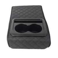 Coussin d'accoudoir de voiture multifonctionnel en PVC, installation facile, universel, style populaire
