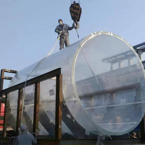 Panel Acrílico Curvo Resistente a las <span class=keywords><strong>Algas</strong></span> para Acuarios Marinos, Ventana de Visión Tipo Túnel, Visibilidad Clara y Extendida - Product Image 5