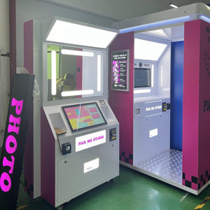 JLJ Plusieurs Paramètres de page de programme Photobooth Impression de <span class=keywords><strong>selfie</strong></span> de médias sociaux pour les salles de jeux et les centres commerciaux Appareil photo reflex compatible - Product Image 3