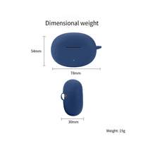 Couverture de casque d'écouteur accessoires de casque véritable étui de charge d'écouteurs sans fil pour HONOR Choice X5 Pro