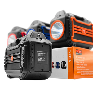 New <strong>Loudspeakers</strong> Come with Flashlights Portable <strong>bluetooth</strong> Speaker of T-719A Solar Style - Product Image 6