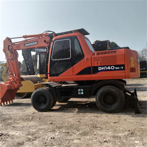 Offre Spéciale : Excavatrice sur Pneus <span class=keywords><strong>d</strong></span>'<span class=keywords><strong>Occasion</strong></span> Doosan DH140w-7 14 tonnes, Certifiée EPA CE, DH150-7, avec Attache Rapide pour la Construction Routière - Product Image 2