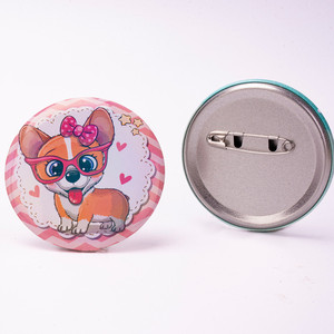 Spilla in latta personalizzata con bottone in latta e latta distintivo rotondo con spilla in smalto morbido e all'ingrosso in metallo personalizzato per cani da gatto - Product Image 4