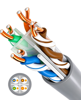 Kabel Jaringan Massal CAT6 Ethernet UTP CCA - 1000 FT
