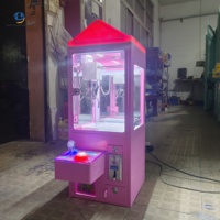 Machine à griffes commerciale pour la capture de jouets et de prix, jeu d'arcade, alimentation 110-220V, fonctionne à pièces, prise US, version espagnole et anglaise