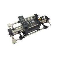 Pompa Pendorong Gas Nitrogen Pneumatik Bertenaga Ganda Model USUN: GBD60 300-480 Bar Output