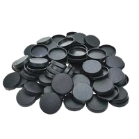 Blocs de présentation en plastique moulé par injection noir, personnalisés, en promotion, 25mm, 32mm, 40mm, 50mm, OEM/ODM