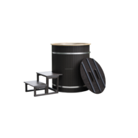 Refroidisseur d'eau à froid Homeuse avec baignoire de récupération de l'ozone Refroidisseur de bain de glace pour applications extérieures