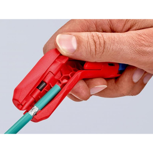 Knipex ergostrip เครื่องมือปอกสายเคเบิลสำหรับสายโคแอกเซียลข้อมูลและสายกลม - Product Image 6