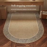 Tapis de protection de sol ultra-luxe de style médiéval pour chaise de bureau pivotante, antidérapant et résistant à l'usure, pour chambre et bureau