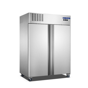 <span class=keywords><strong>Refrigerador</strong></span> Comercial de Doble Puerta de Acero Inoxidable Estilo Europeo OEM, Refrigerado por Aire, con Temperatura Ajustable de 0 a -30 ℃ . - Product Image 2