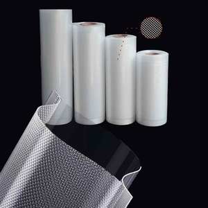 Reticulated túi chân không túi bảo quản thực phẩm con dấu trong suốt dập nổi cuộn nhựa nấu ăn đóng gói chân không con dấu Túi cuộn - Product Image 1