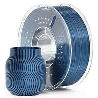 Filamen Printer 3D Elegoo Metal PLA 1.75mm 1kg Spool ±0.02mm Hasil Akhir Metalik Mengkilap, Tidak Mudah Melengkung, Tidak Berbau