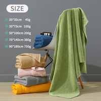 Customized logo Barber Shop Beauty Salon Spa Head Towel Absorbent Hair-drying Home Use 35*75 White Green Gray Cotton BathTowels