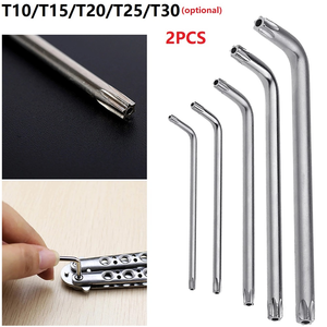 T10 T15 Tournevis Vis Matériel Outil L Forme Nickel Zinc <span class=keywords><strong>Torx</strong></span> Clé avec Trou Sécurité Clé Clé - Product Image 2