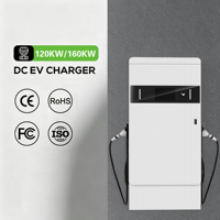 Nouveau Chargeur Rapide DC CCS2 120kW Moderne à Double Connecteur, Sortie Haute Tension, Hub de Recharge Rapide pour Flotte de Bus et Station de Recharge de Camions