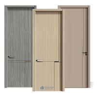 Porte en bois insonorisée de haute qualité, moderne, à la mode, pour la décoration intérieure, imperméable, en carbone, pour appartement, chambre à coucher