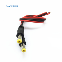 OEM 12V DC 5.5x2.1mm mâle femelle DC prise d'alimentation Jack connecteur câble fiche fil pour CCTV LED