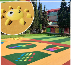 축구 및 운동장 표면을위한 운동 달리기 트랙 고무 소재를위한 최고의 적색 EPDM 과립 - Product Image 5