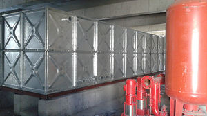 Tanque de Armazenamento de Água Residencial de <span class=keywords><strong>80</strong></span>.000 Litros SMC FRP GRP com Garantia de 1 Ano para Uso Industrial - Product Image 4