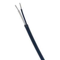 Sensor Suhu Termistor TPE Overmolded 5x20 dengan Isolasi Ganda IP68 Tahan Air, Probe 10K 3435 1C Akurasi -20C